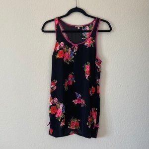 JUICY COUTURE - Floral Silk Sleep Tank Top